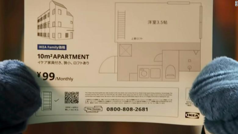 Ikea is offering a tiny apartment in Tokyo for less than $1 per month