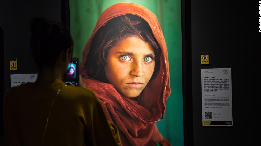 ‘Afghan Girl’ from National Geographic magazine cover granted refugee status in Italy – CNN