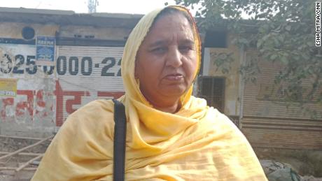 Paramjeet Kaur, 57, says the government is 