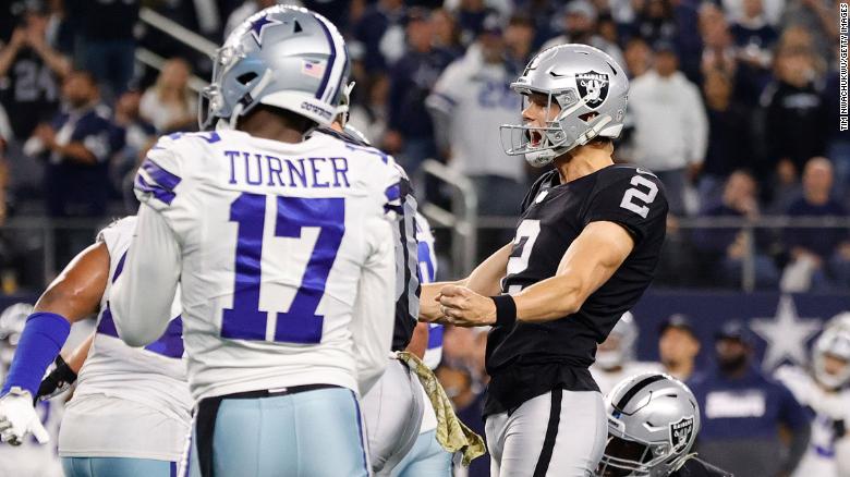 Dallas Cowboys suffer heartbreaking overtime loss to the Las Vegas Raiders on Thanksgiving
