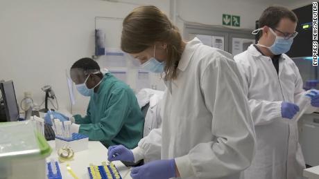 Scientists work on the Covid-19 at the Centre for Epidemic Response and Innovation in KwaZulu-Natal, South Africa.