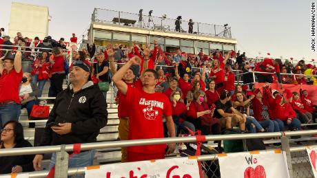 CSBR fans root for their team during Saturday&#39;s championship game.