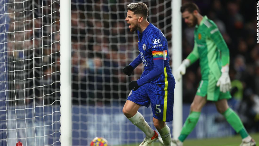 Redemption for Jorginho as Chelsea and Manchester United play out pulsating draw in Premier League