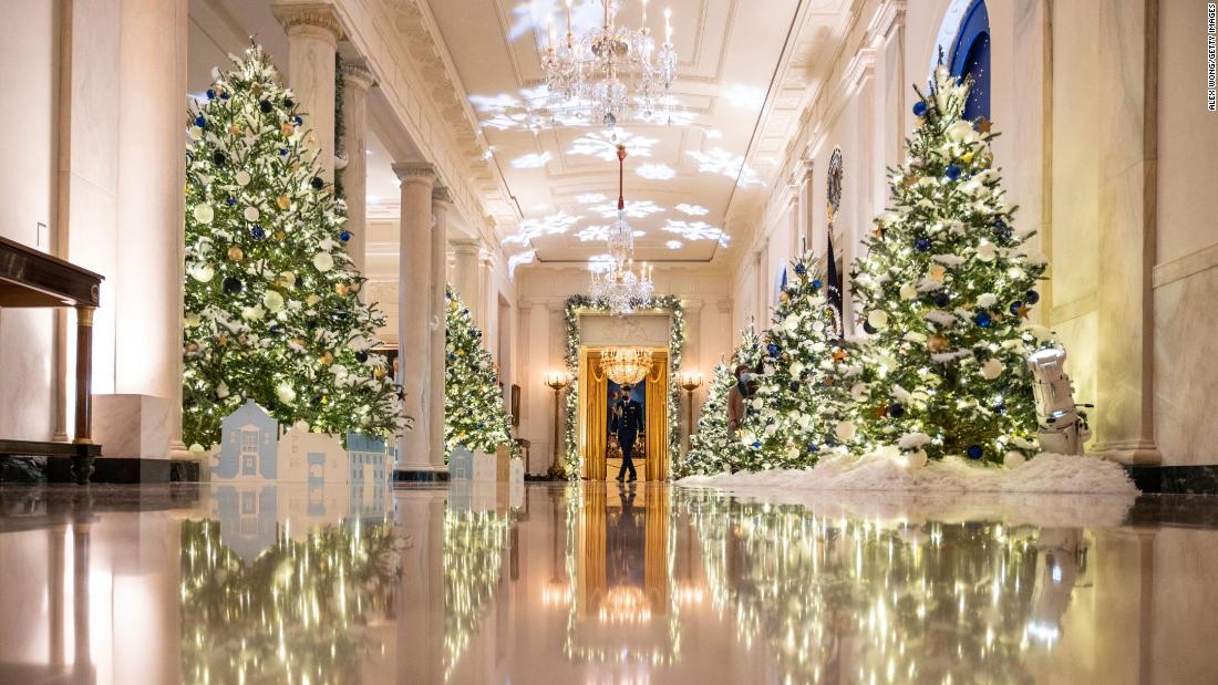 First lady Jill Biden unveils her first White House holiday ...