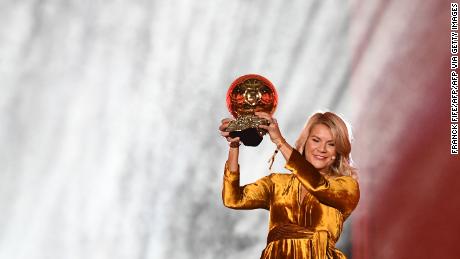 Ada Hegerberg won the inaugural  Women&#39;s Ballon d&#39;Or award in 2018.