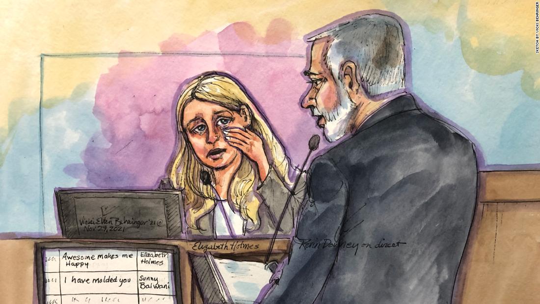 Elizabeth Holmes testifies she was abused by former Theranos COO