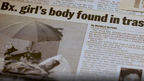Minerliz&#39;s slaying in 1999 was the subject of newspaper stories at the time, including this one in the Daily News.