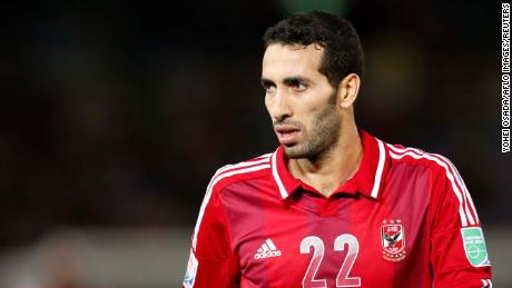 Mohamed Aboutrika playing for Al-Ahly at the Club World Cup in December 2012. 