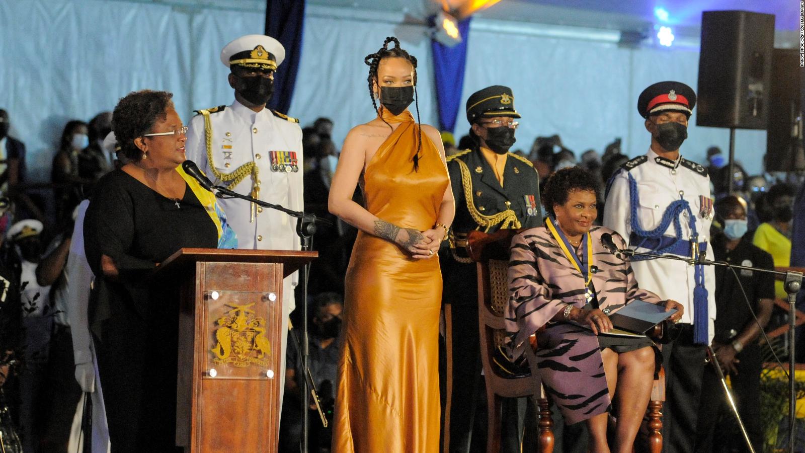 Rihanna honored as 'national hero' of Barbados - CNN