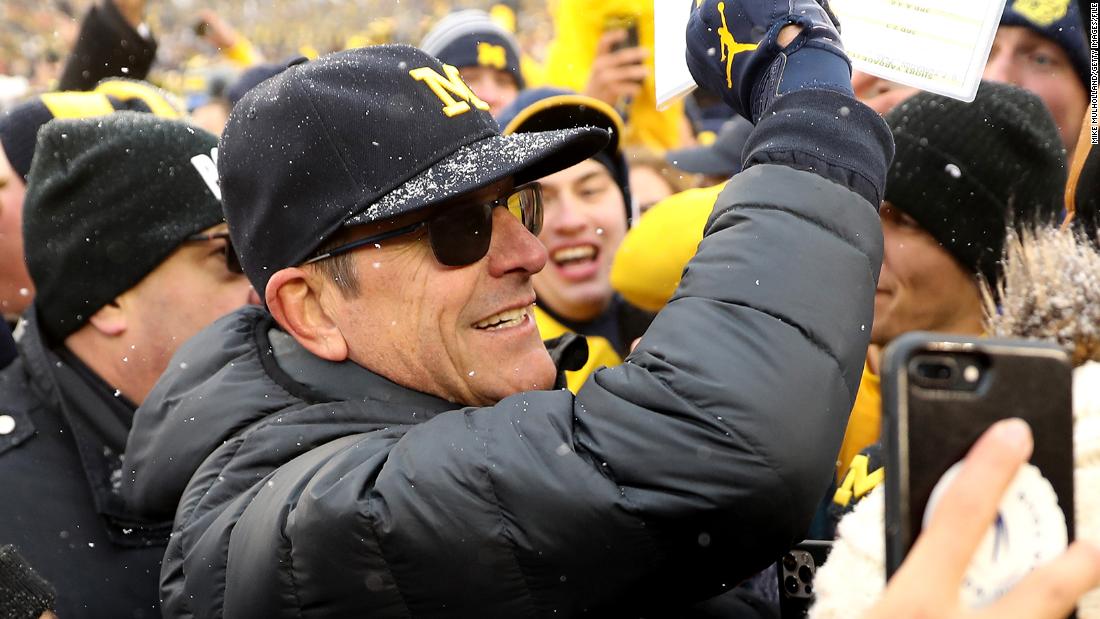 Jim Harbaugh stays in Michigan