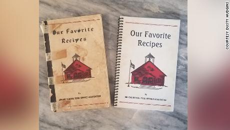 The original copy of the cookbook, on the left, has now been reprinted by its original publisher.