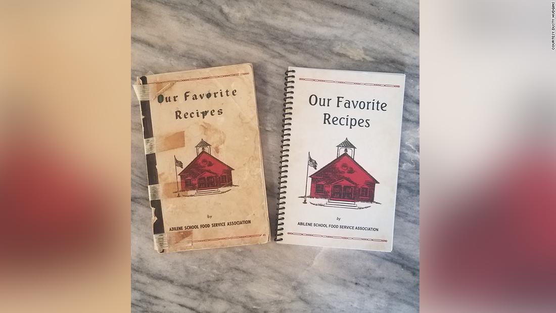 A man found his mother's vintage school cafeteria cookbook. He's now had the decades-old recipes reprinted