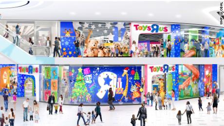 A rendering of the upcoming Toys &#39;R&#39; Us American Dream store in New Jersey.