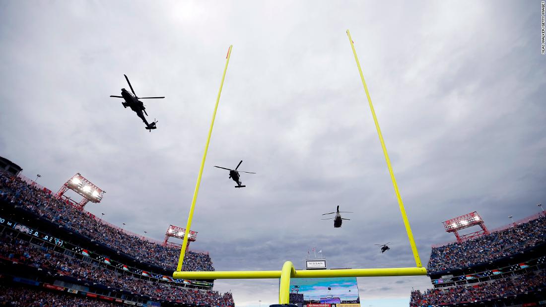 US Army and FAA investigating military flyover of NFL game last month