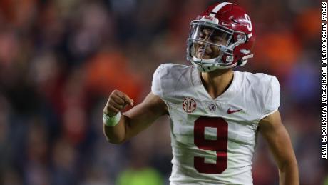Bryce Young sparked Heisman talk after leading the Crimson Tide to a crunch win over Auburn.