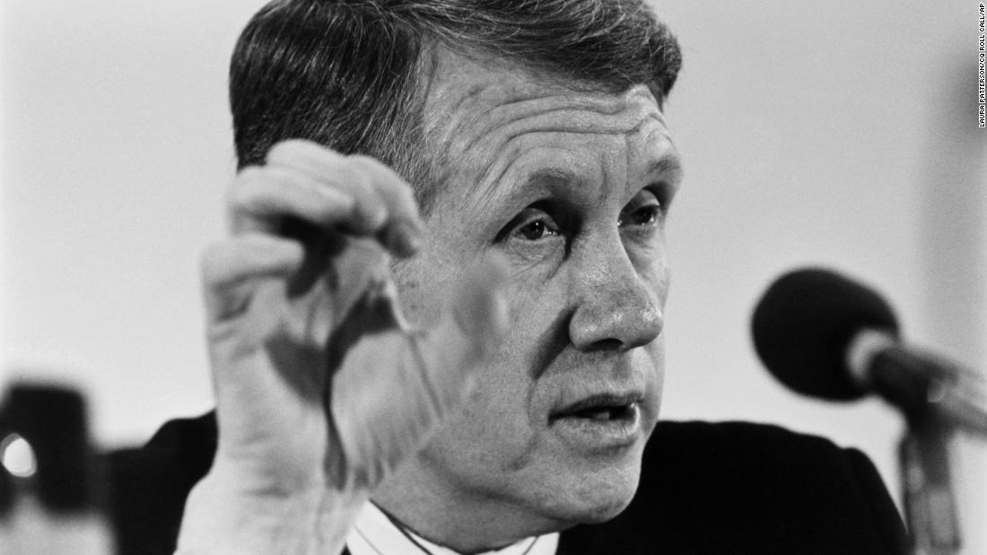 Reid, seen here in 1992, was first elected to the US Senate in 1987. Before that, he served a couple of terms in the US House, representing Nevada's 1st District.