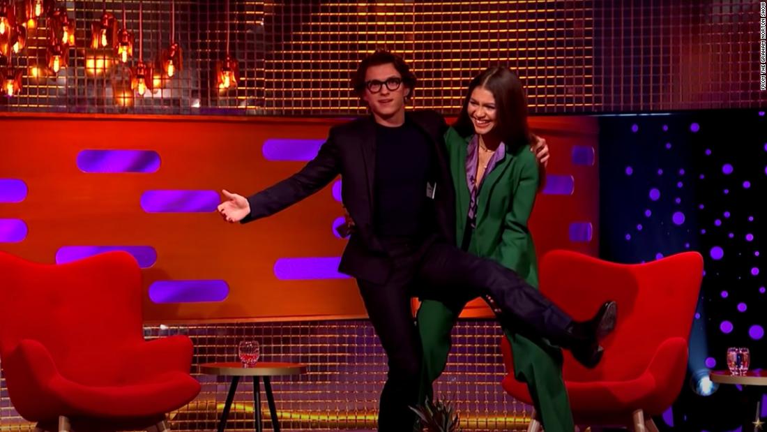 Tom Holland and Zendaya joke about doing 'Spider-Man' stunts with their height difference