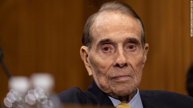 Bob Dole, giant of the Senate and 1996 Republican presidential nominee, dies