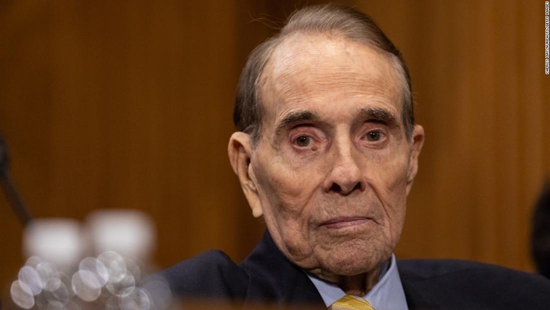 Bob Dole, giant of the Senate and 1996 Republican presidential nominee, dies