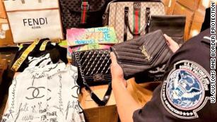 Authorities seize $1 billion worth of counterfeit designer goods