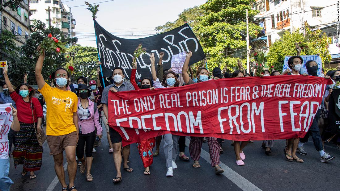 UN and US condemn Myanmar military after protest reportedly turns deadly in Yangon