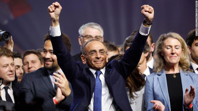 Eric Zemmour, far-right French presidential hopeful, grabbed by neck at heated political rally