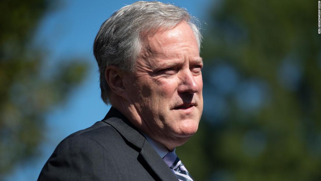 Lawyer says Meadows did nothing with document on ways to undermine the 2020 election, per New York Times