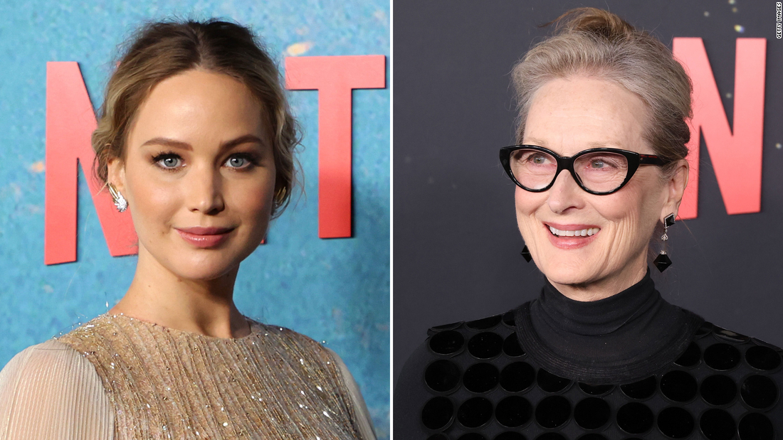 Jennifer Lawrence had to explain G.O.A.T. to Meryl Streep - CNN