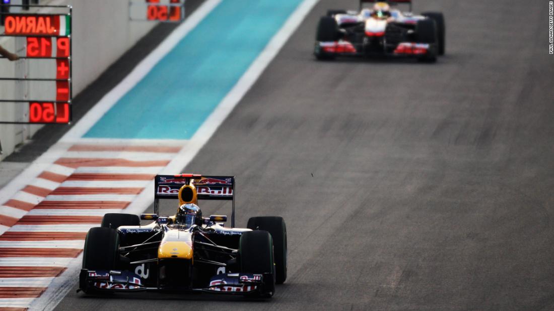 &lt;strong&gt;2010: &lt;/strong&gt;Sebastian Vettel (L) beat Fernando Alonso to the title in Abu Dhabi in a finale that began with four drivers eligible for victory. Alonso only needed a fourth place finish to take the title, but finished seventh.