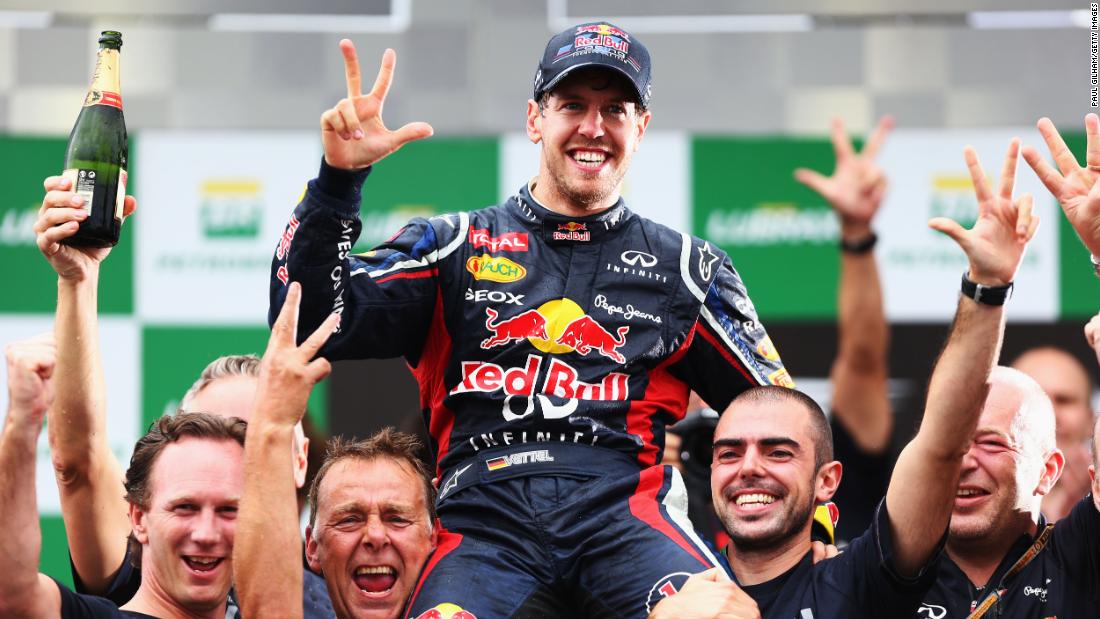 &lt;strong&gt;2012:&lt;/strong&gt; Vettel fought back from last on lap one to finish sixth in Brazil, taking the title ahead of Fernando Alonso by three points. In the process, he became F1&#39;s youngest triple world champion.