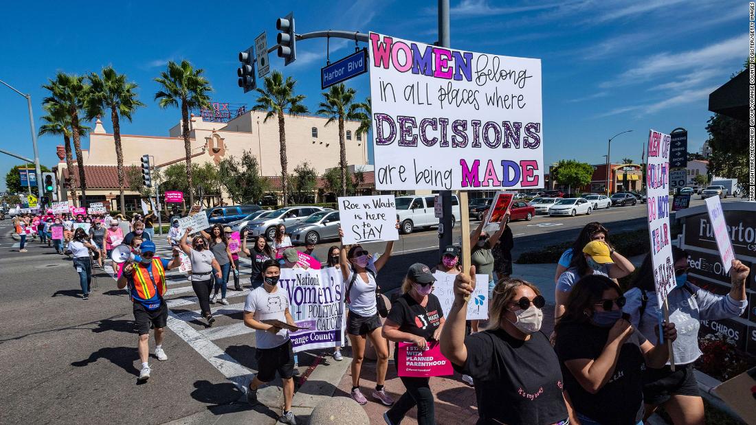 Abortion rights advocates call for California to a true