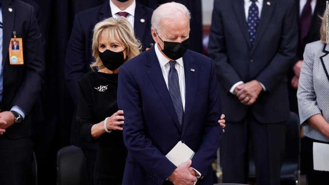 Biden and congressional leaders honor the late Sen. Bob Dole at US Capitol