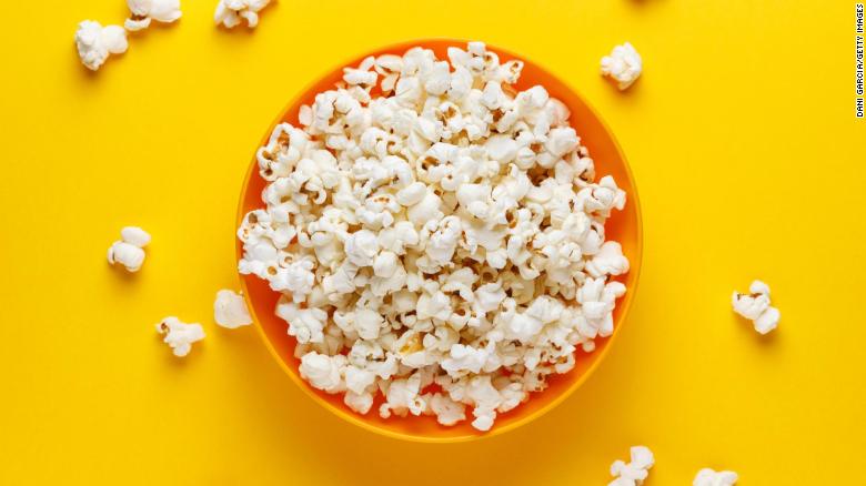 You can use an air popper to minimize the amount of oil used in making popcorn, said registered dietitian nutritionist Julien Chamoun. 