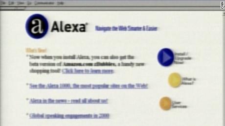 Screenshot of Alexa.com from 2000