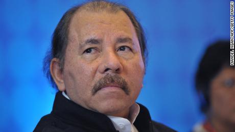 Nicaragua&#39;s ambassador to the Organization of American States has called the government of President Daniel Ortega, pictured here, a &quot;dictatorship.&quot; 