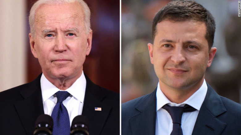 Biden tells Ukrainian president US ‘will respond decisively if Russia further invades’