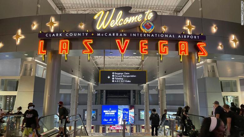 Las Vegas police arrest man who breached airport security claiming he wanted to steal a jet so he could get to Area 51