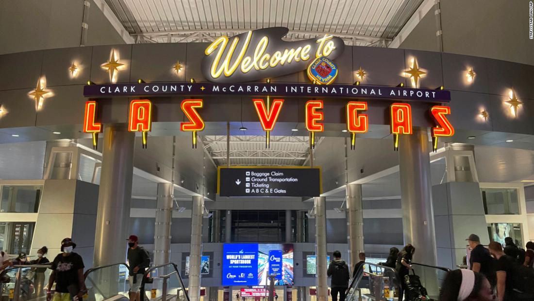 Las Vegas police arrest man who breached airport security claiming he wanted to steal a jet so he could get to Area 51