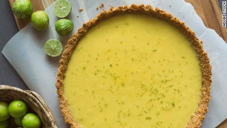 Graham cracker crust can be used as a lime pie and other desserts. 