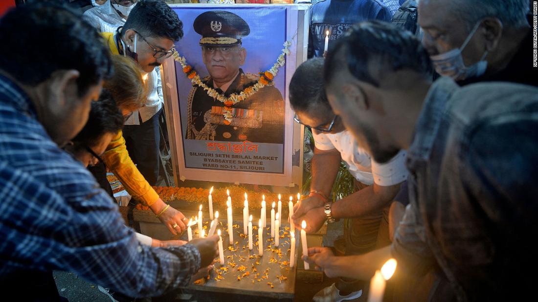 India pays tribute to helicopter crash victims ahead of funerals with military honors