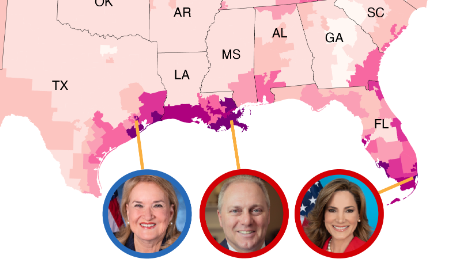 These lawmakers&#39; districts are at highest risk of flooding. Here&#39;s where they stand on the climate crisis.