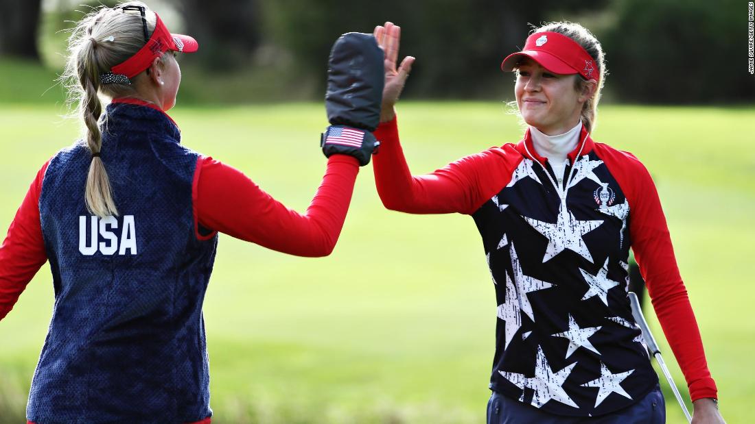Both sisters have played in two Solheim Cups together. In 2019, both won 3.5 points each as Team US lost to Europe at Gleneagles in Scotland. Two years later, Jessica won one point and Nelly won two as Team US once again lost to Europe, this time at the Inverness Club in Toledo, Ohio. 