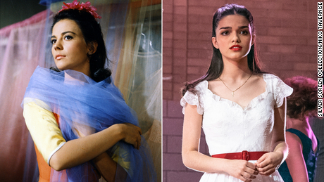 Natalie Wood, left, played Maria in the original film of &quot;West Side Story.&quot; Rachel Zegler, right, plays her in the new movie.
