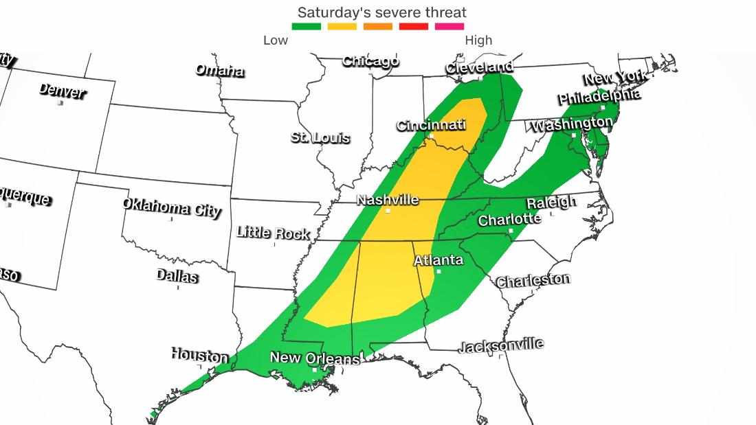 A destructive line of tornadoes tear across central US, causing widespread damage and at least 2 deaths