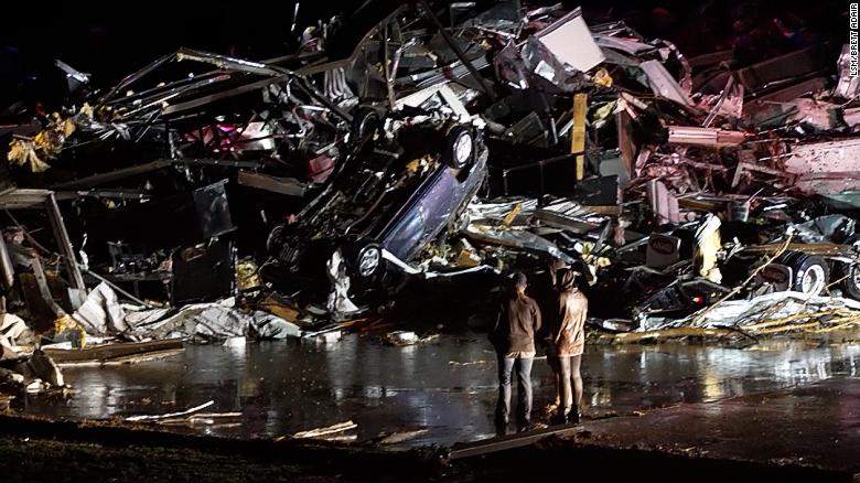 'The damage here is indescribable': See aftermath of Kentucky tornadoes