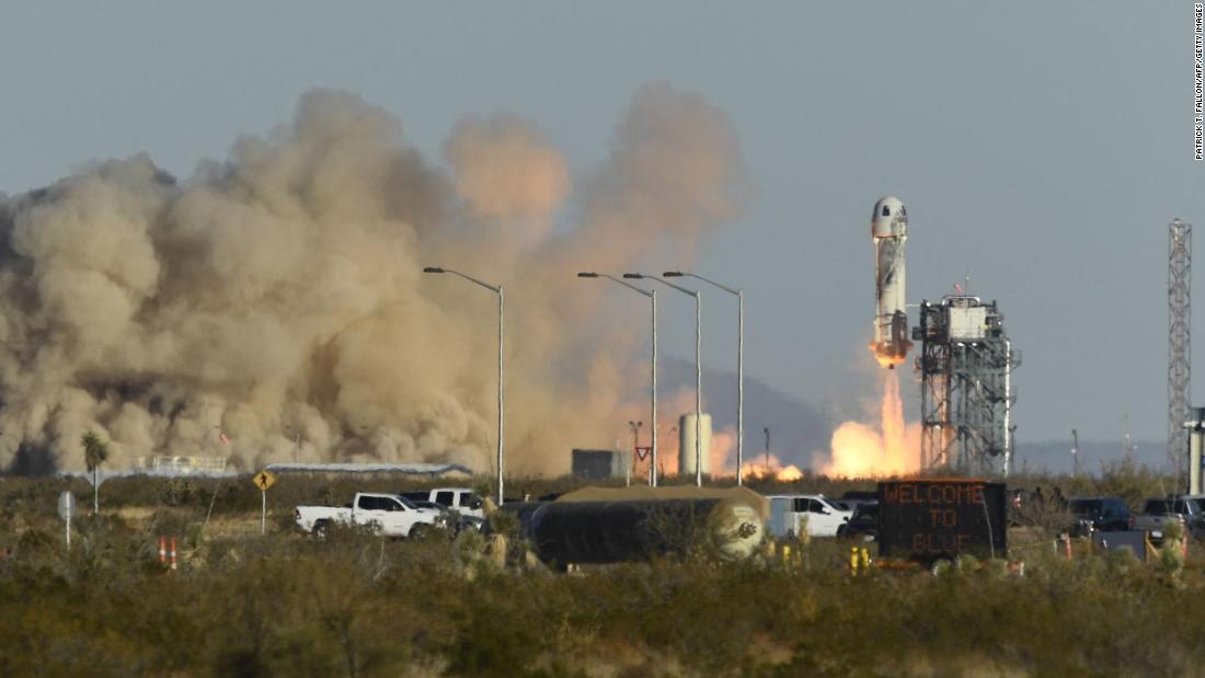 Michael Strahan and Alan Shepard's daughter rocket to the edge of space