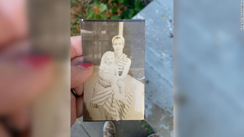 A family photo from a Kentucky home was found more than 150 miles away in Indiana after deadly tornadoes whipped up debris in the region