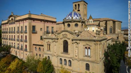 The Cathedral of Solsona, whose bishop of the town of Lleida, Xavier Novell Goma has recently been stripped of his church powers.