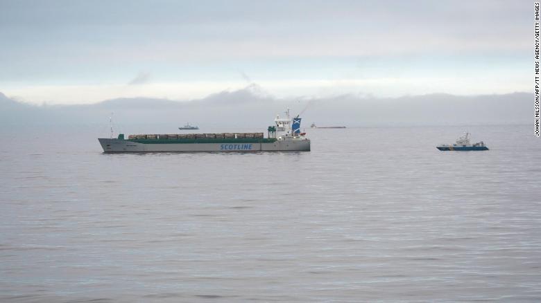 2 missing after cargo ship crash in Baltic Sea