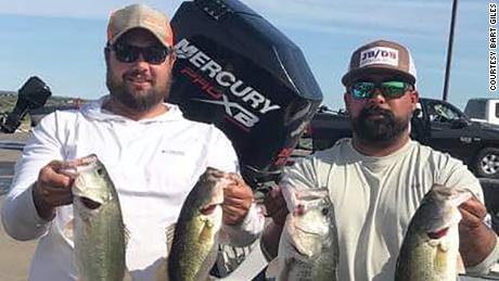 Bart Giles and Stevie Rodriguez after a fishing trip a few weeks ago.